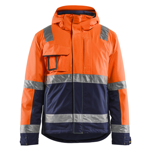 VARSELJACKA 4870 1987 VINTER VARSELORANGE/MARINBLÅ M | Beijerbygg Byggmaterial
