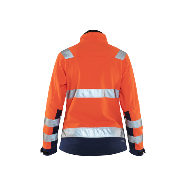 VARSELJACKA 4902 2517 SOFTSHELL DAM VORAN/MABLÅ XXXL