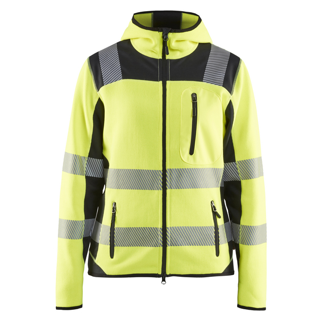 VARSELJACKA 4967 2120 STICKAD DAM VARSELGUL/SVART XXL | Beijerbygg Byggmaterial