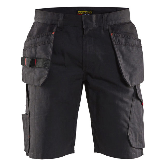 SERVICESHORTS 1494 1330 MED SPIKFICKOR SVART/RÖD C56 | Beijerbygg Byggmaterial