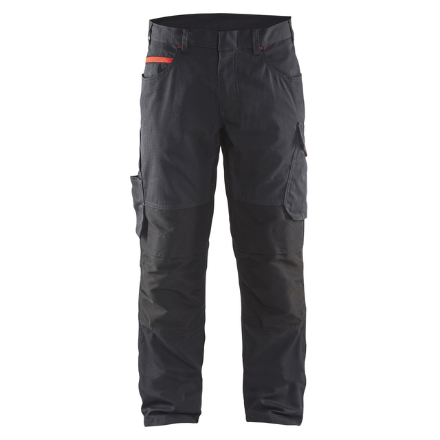 SERVICEBYXA 1495 1330 STRETCH SVART/RÖD D92 | Beijerbygg Byggmaterial