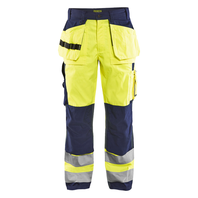 VARSELBYXA 1533 1860 HANTVERK VARSELGUL/MARINBLÅ D128 | Beijerbygg Byggmaterial