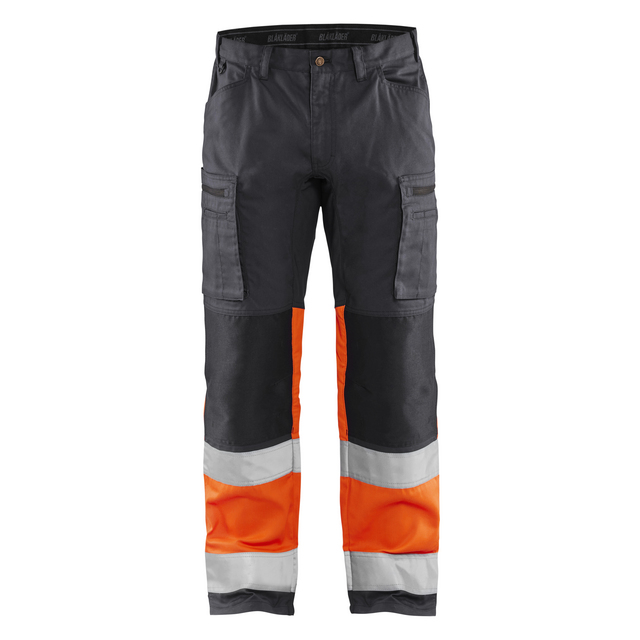 VARSELBYXA 1551 1811 STRETCH MELLANGRÅ/VARSELORANGE C44 | Beijerbygg Byggmaterial