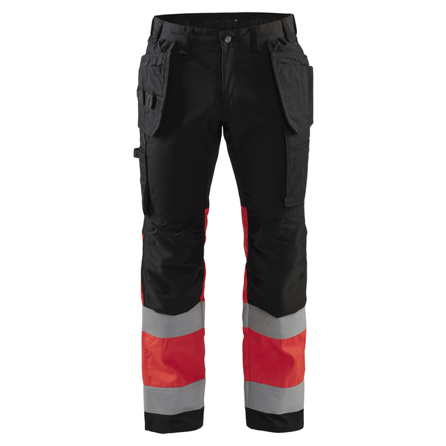 VARSELBYXA 1558 1811 STRETCH SVART/VARSELRÖD C144 | Beijerbygg Byggmaterial