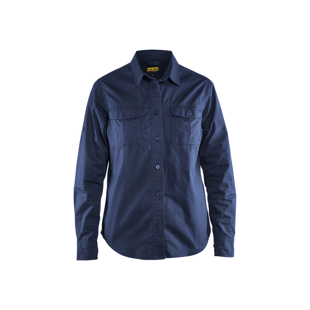 TWILLSKJORTA 3208 1135 DAM MARINBLÅ M | Beijerbygg Byggmaterial