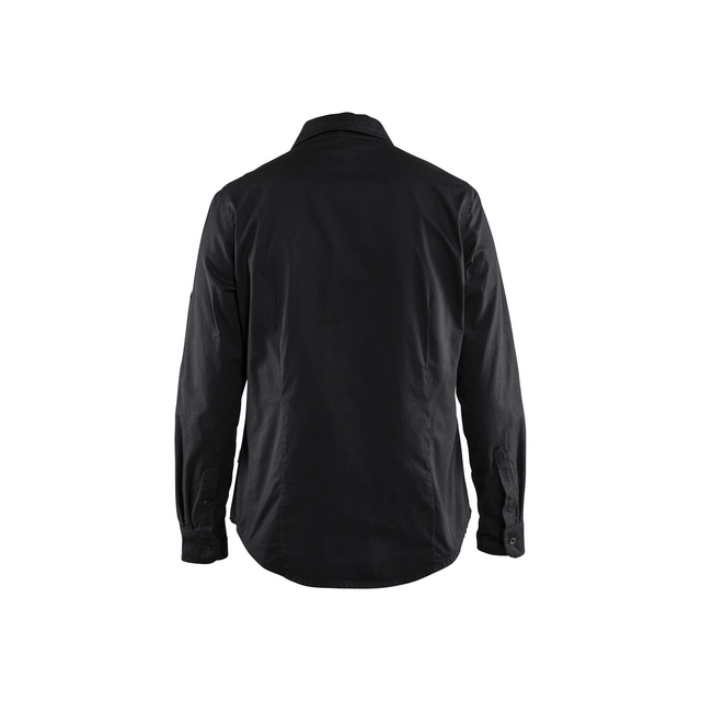 TWILLSKJORTA 3208 1135 DAM SVART S