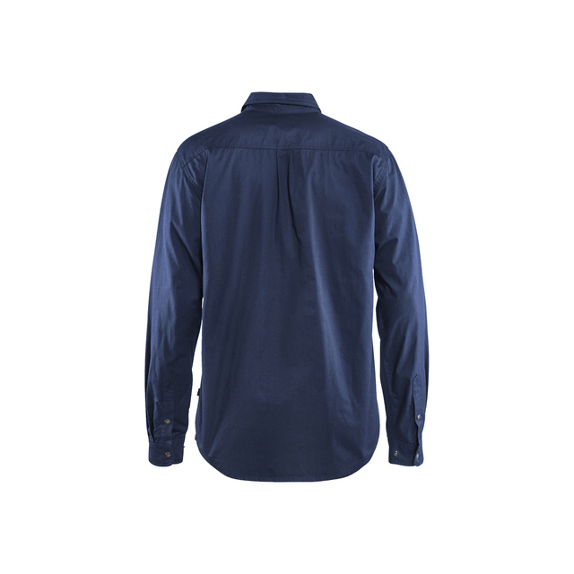 TWILLSKJORTA 3297 1135 MARINBLÅ XS