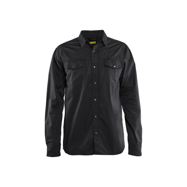 TWILLSKJORTA 3297 1135 SVART M | Beijerbygg Byggmaterial