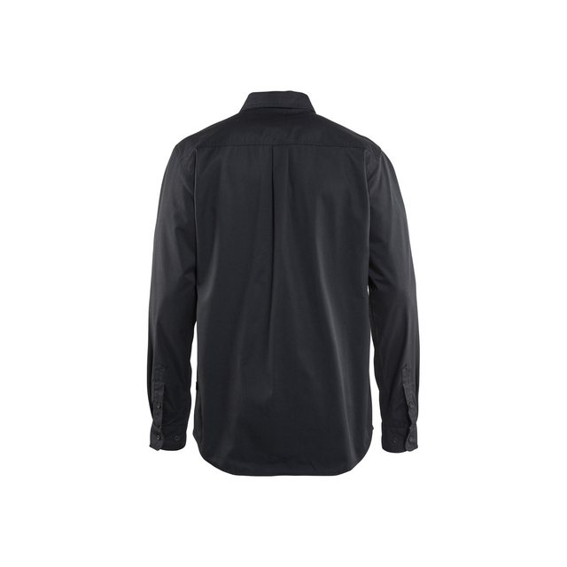 TWILLSKJORTA 3298 1190 SVART XL