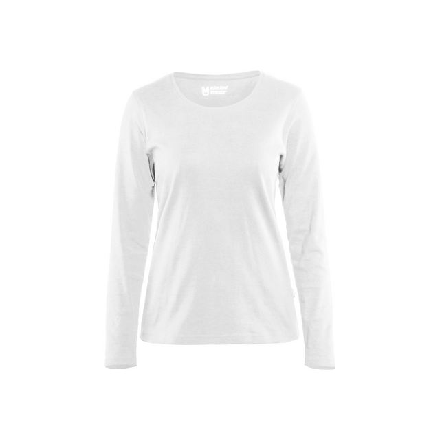 T-SHIRT 3301 1032 LÅNGÄRMAD DAM VIT L | Beijerbygg Byggmaterial
