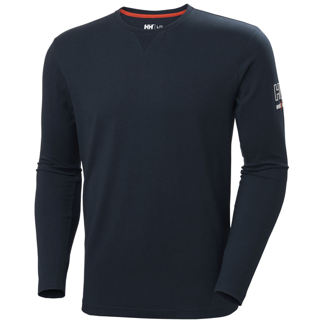T-SHIRT LÅNGÄRM KENSINGTON NAVY L | Beijerbygg Byggmaterial