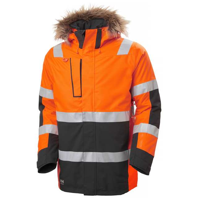 VINTERPARKA ALNA 2.0 ORANGE/EBONY VARSEL L | Beijerbygg Byggmaterial