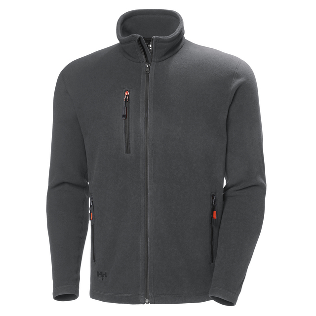 FLEECEJACKA OXFORD MÖRKGRÅ 2XL POLARTEC | Beijerbygg Byggmaterial