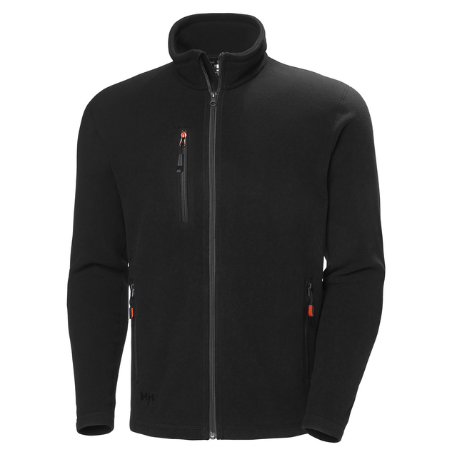 FLEECEJACKA OXFORD SVART 4XL POLARTEC | Beijerbygg Byggmaterial