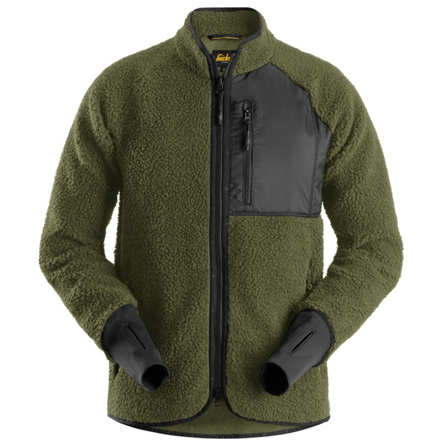 TEDDYJACKA KHAKIGRÖN/SVART L | Beijerbygg Byggmaterial