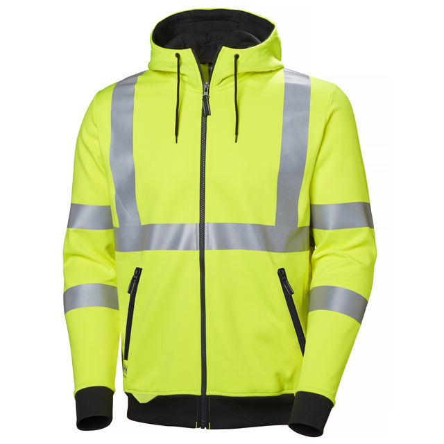 LUVTRÖJA VARSELGUL KL3 3XL MED DRAGKEDJA ADD VIS | Beijerbygg Byggmaterial