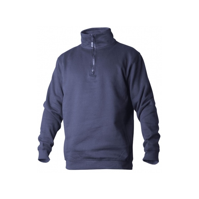 SWEATSHIRT 148 HEL ZIP MARIN L | Beijerbygg Byggmaterial