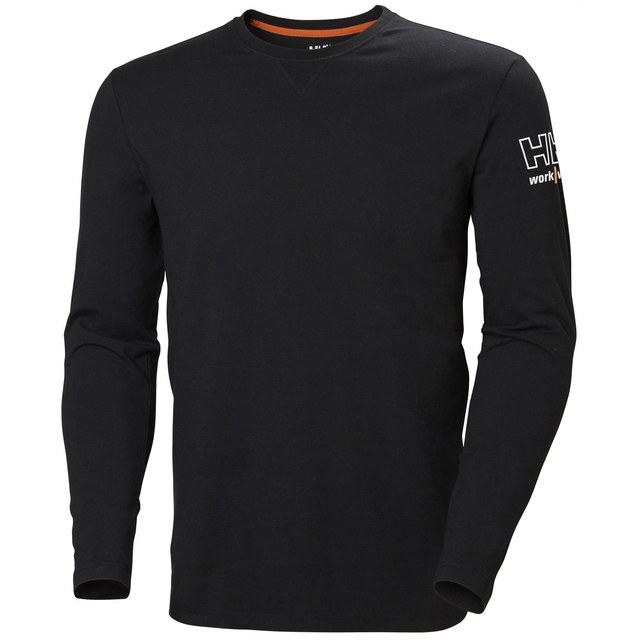 T-SHIRT KENSINGTON LÅNGÄRM SVART M | Beijerbygg Byggmaterial