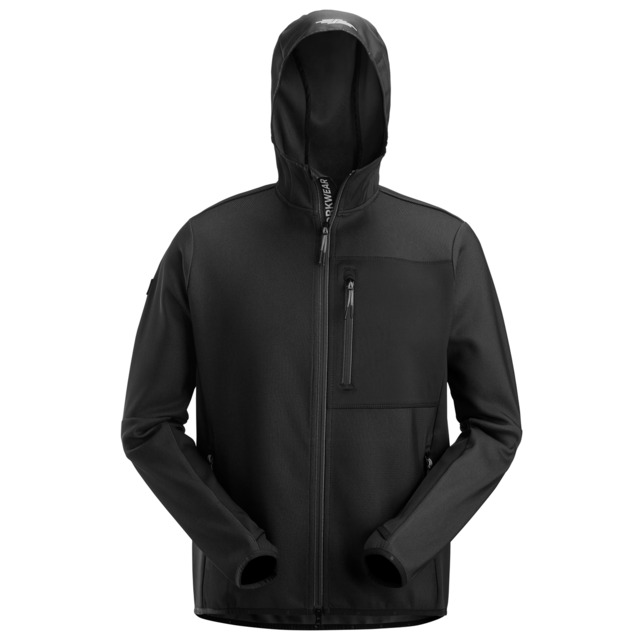 HUVTRÖJA LÅNG DRAGKEDJA SVART XS | Beijerbygg Byggmaterial
