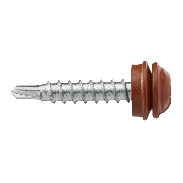 VINDSKIVESKRUV STÅL UTV TEGELRÖD 4,2X25MM 200ST