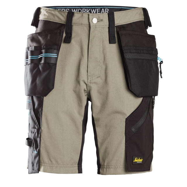 SHORTS HF LW 37.5 KHAKI/SVART STL 62 | Beijerbygg Byggmaterial