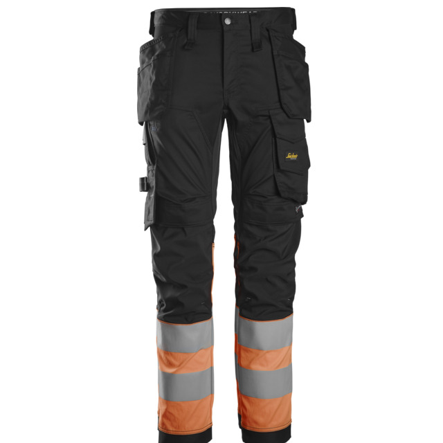 ARBETSBYXA STRCH KL 1 HF SVART/ORANGE STL060 | Beijerbygg Byggmaterial