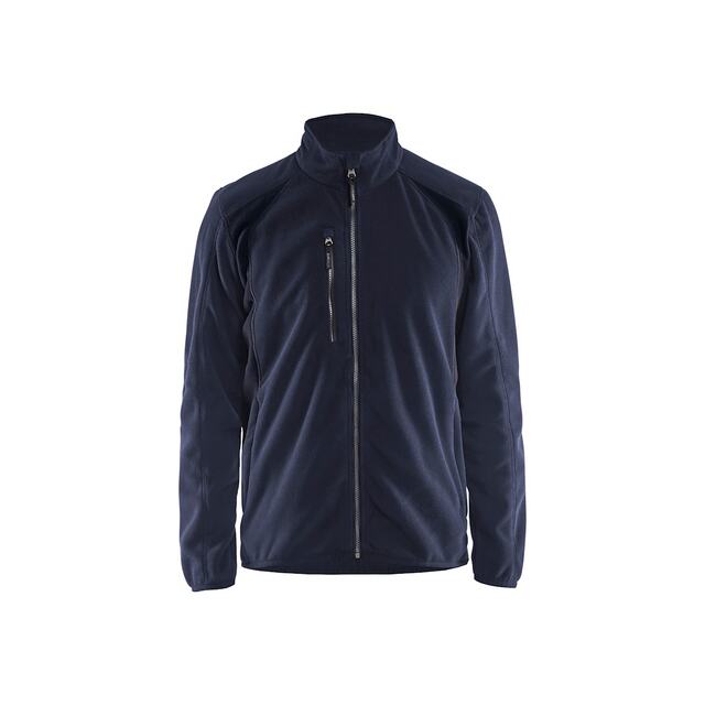 FLEECEJACKA 4730 2510 MÖRK MARINBLÅ/SVART XXL | Beijerbygg Byggmaterial