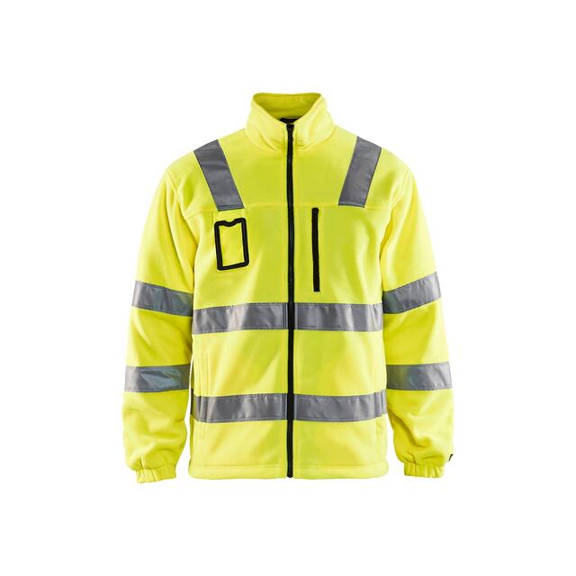 FLEECEJACKA 4853 2560 FODRAD VARSEL VARSELGUL L | Beijerbygg Byggmaterial