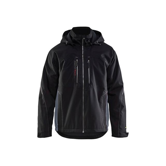 FUNKTIONSJACKA 4890 1977 LÄTTFODRAD SVART/GRÅ L | Beijerbygg Byggmaterial
