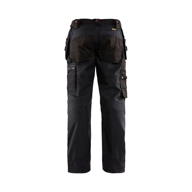 HANTVERKSBYXA 1500 2517 X1500 SOFTSHELL SVART C58