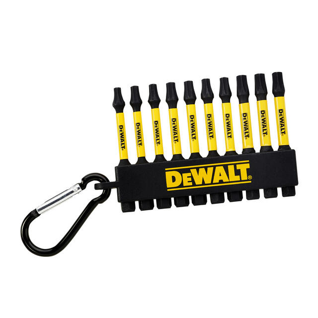 10-DELAR TORX BITSET NYCKELRING DT7275-QZ | Beijerbygg Byggmaterial