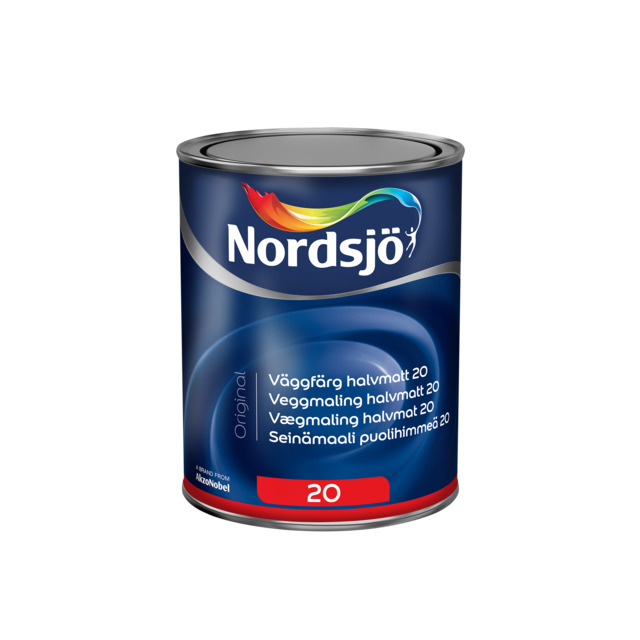 VÄGGFÄRG ORIGIN HALVMATT 20 BC NORDSJÖ INOMHUS 0,93L