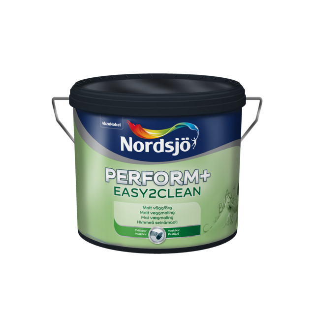 VÄGGFÄRG PERFORM+ EASY2CLEAN BC NORDSJÖ INOMHUS 9,3L | Beijerbygg Byggmaterial