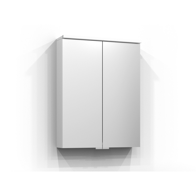 SPEGELSKÅP SAREK VIT LED EL 2HYLL 55X15,1X71,6CM