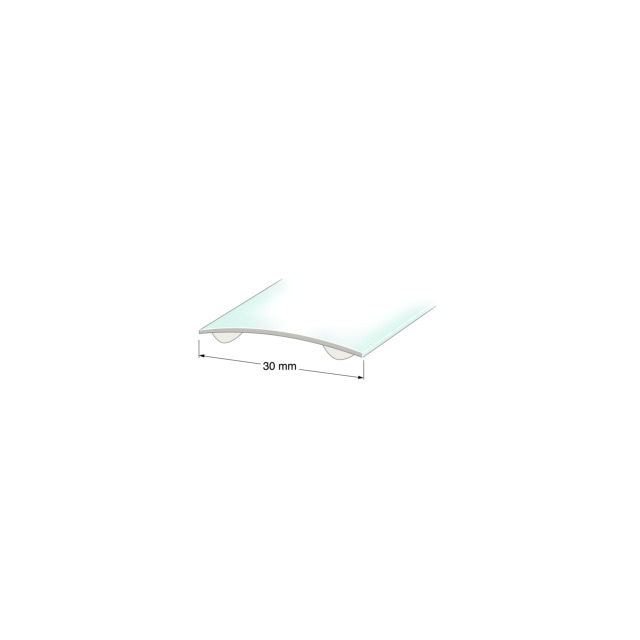 SKARVLIST 30 MM VITLACK 100CM FRP=12 ST  NR 221 SJÄLVHÄFT | Beijerbygg Byggmaterial