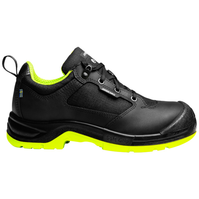 SKYDDSSKO 943 ARBESKO SVART/LIME 35 | Beijerbygg Byggmaterial