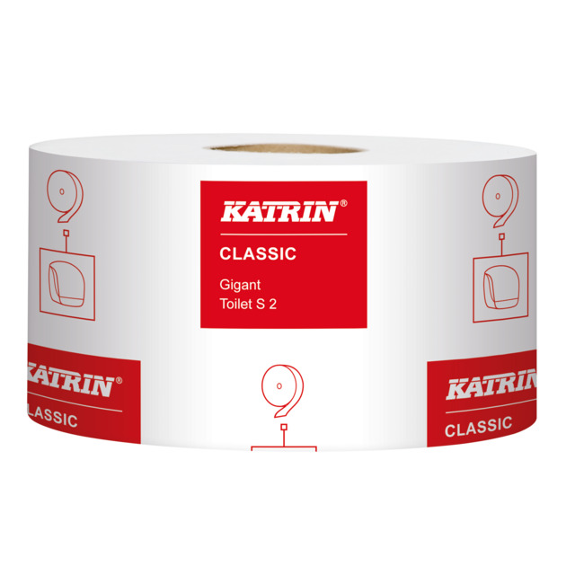 TOALETTPAPPER CLASSIC GIGANT KATRIN 2-LAGER SMALL 0,6KG | Beijerbygg Byggmaterial