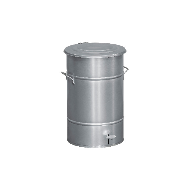 AVFALLSKÄRL GALV MED PEDAL 70L | Beijerbygg Byggmaterial