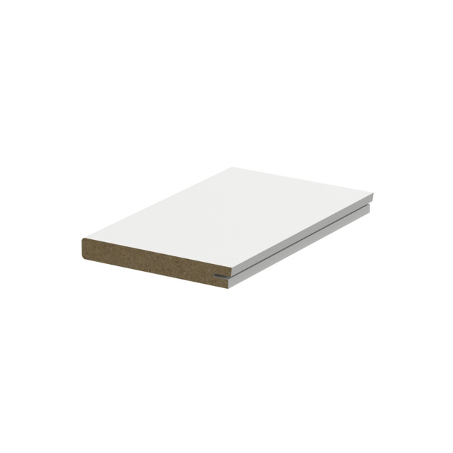 16X125 FÖNSTERSMYG HELVIT 2,44 NCS 0500-N MDF RAW (3) | Beijerbygg Byggmaterial