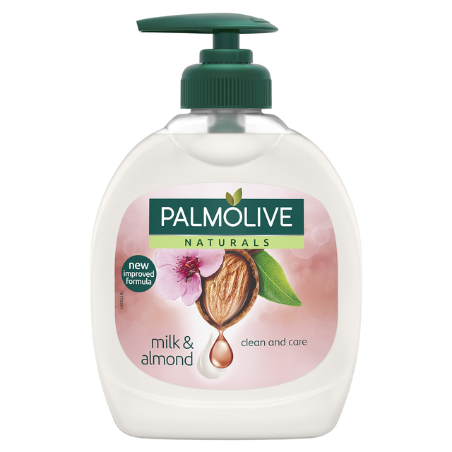 HANDTVÅL PALMOLIVE PUMP 300ML ALMOND MILK