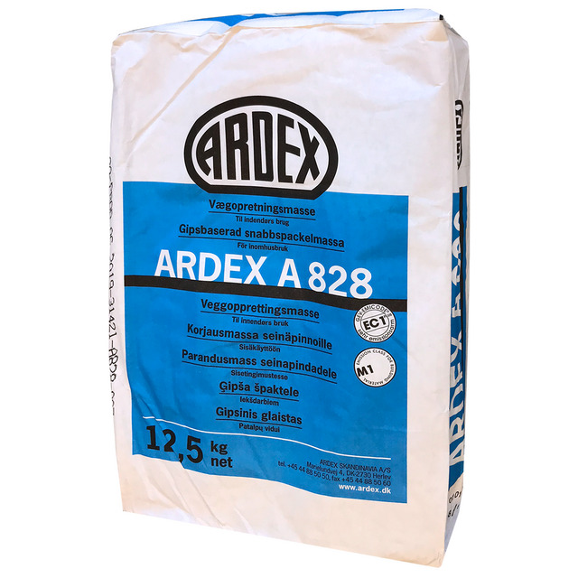 VÄGGSPACKEL ARDEX A828 12.5KG VÄGGFINSPACKEL GIPSBASERAD | Beijerbygg Byggmaterial