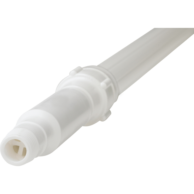 BORSTSKAFT VIKAN TELESKOP ALUMIN GÄNGAT VITT 1675-2780MM