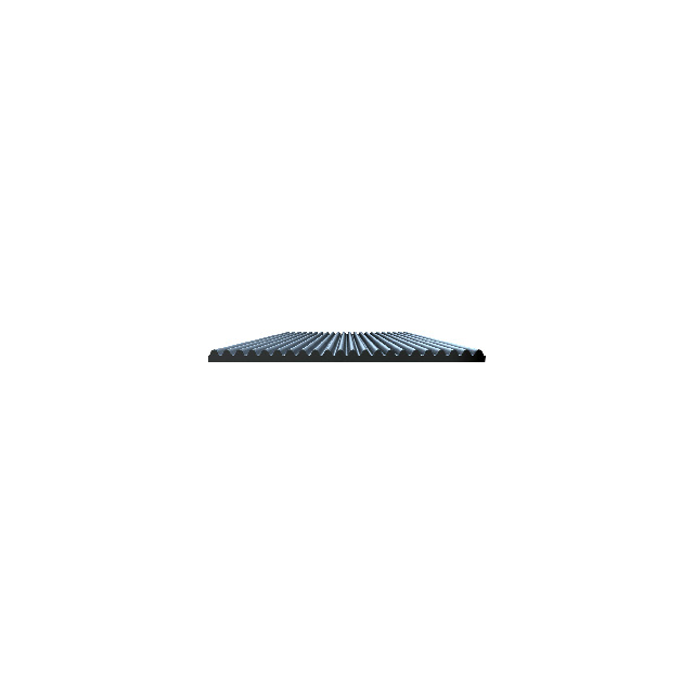 GUMMIMATTA SLITSTARK SMALRÄFFLAD 2,7X1400MM | Beijerbygg Byggmaterial