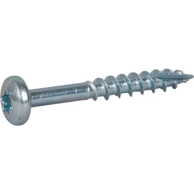 TRÄSKRUV ESSDRIVE KULLRIG SKALLE FZB 5X40MM 200ST