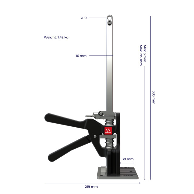 TVINGVERKTYG VIKING ARM 150KG 250MM