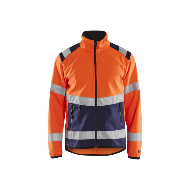 VARSELJACKA 4877 2516 SOFTSHELL VORANGE/MARI XXXL