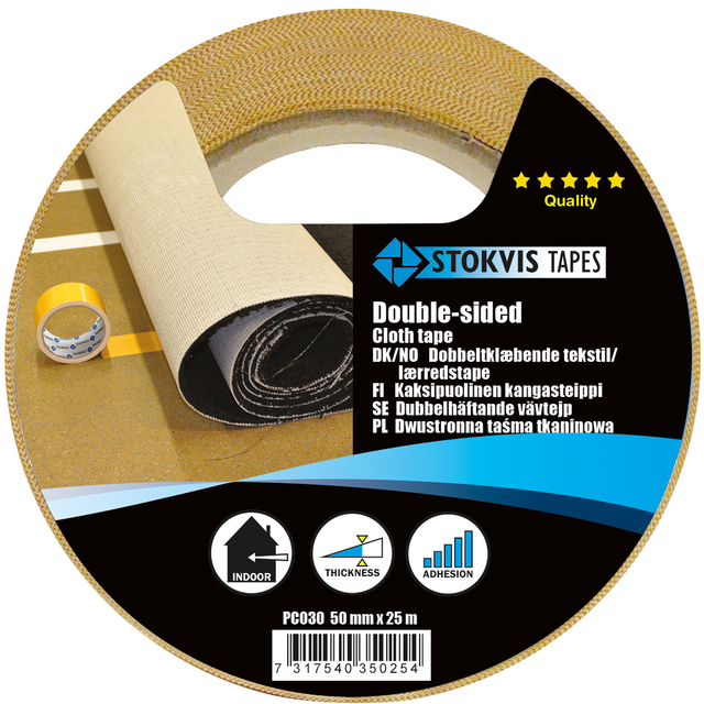 VÄVTEJP DUBBELHÄFT 50MMX10M DUBBELHÄFTANDE STARK | Beijerbygg Byggmaterial