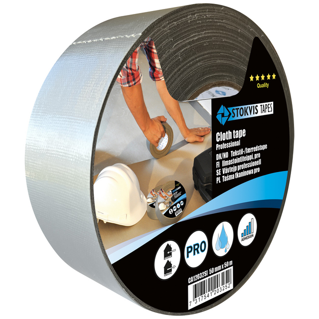 VÄVTEJP PROFFS SILVER 50MMX50M | Beijerbygg Byggmaterial