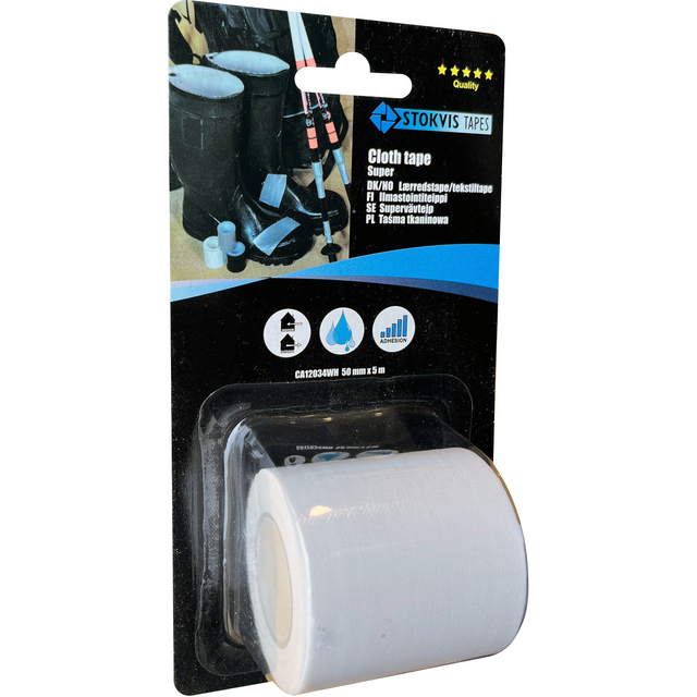 SUPERVÄVTEJP VIT 50MM 5M