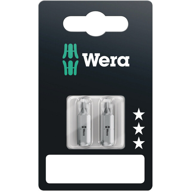 BITS PH2 WERA 25MM 2-PACK | Beijerbygg Byggmaterial